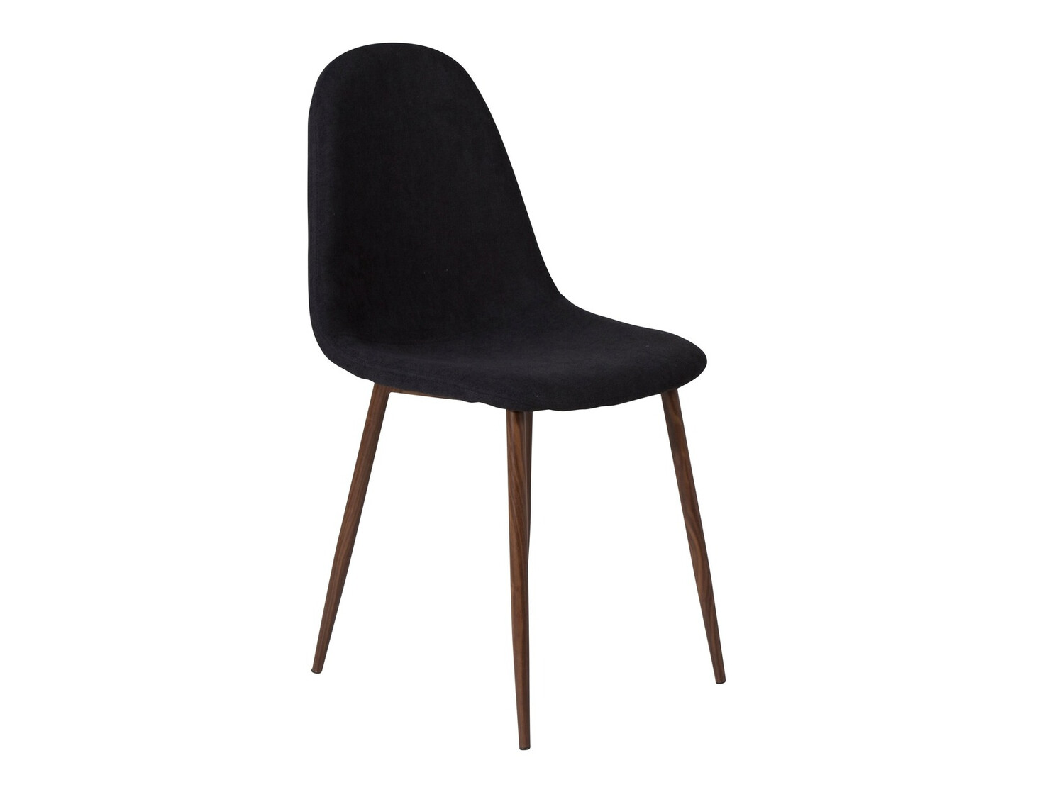 Stuhl Dallas 201 (Schwarz + Nussholzoptik)