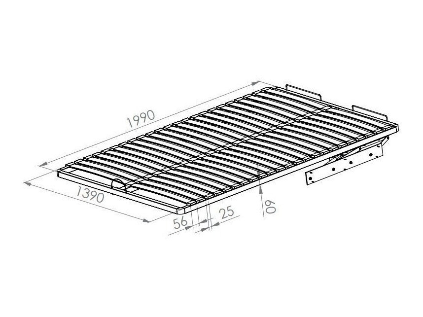 Lattenroste Madison 155