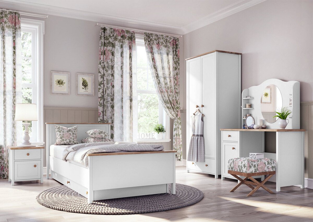 Regal Romelbo 136 (Weiss + Eiche)