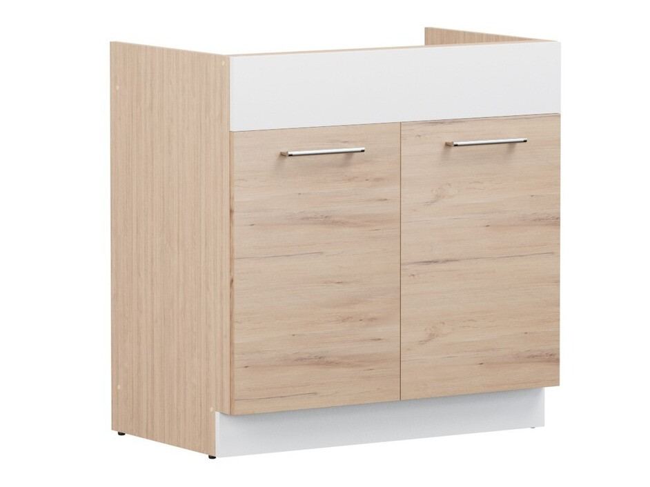 Modularer Waschbeckenschrank mit Türen Mode Beech 116