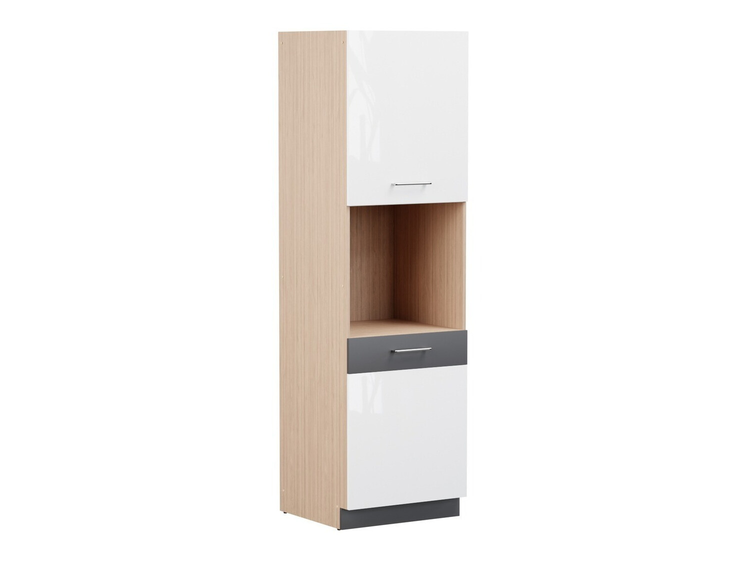 Modularer Schrank für Einbaugeräte Mode White 125