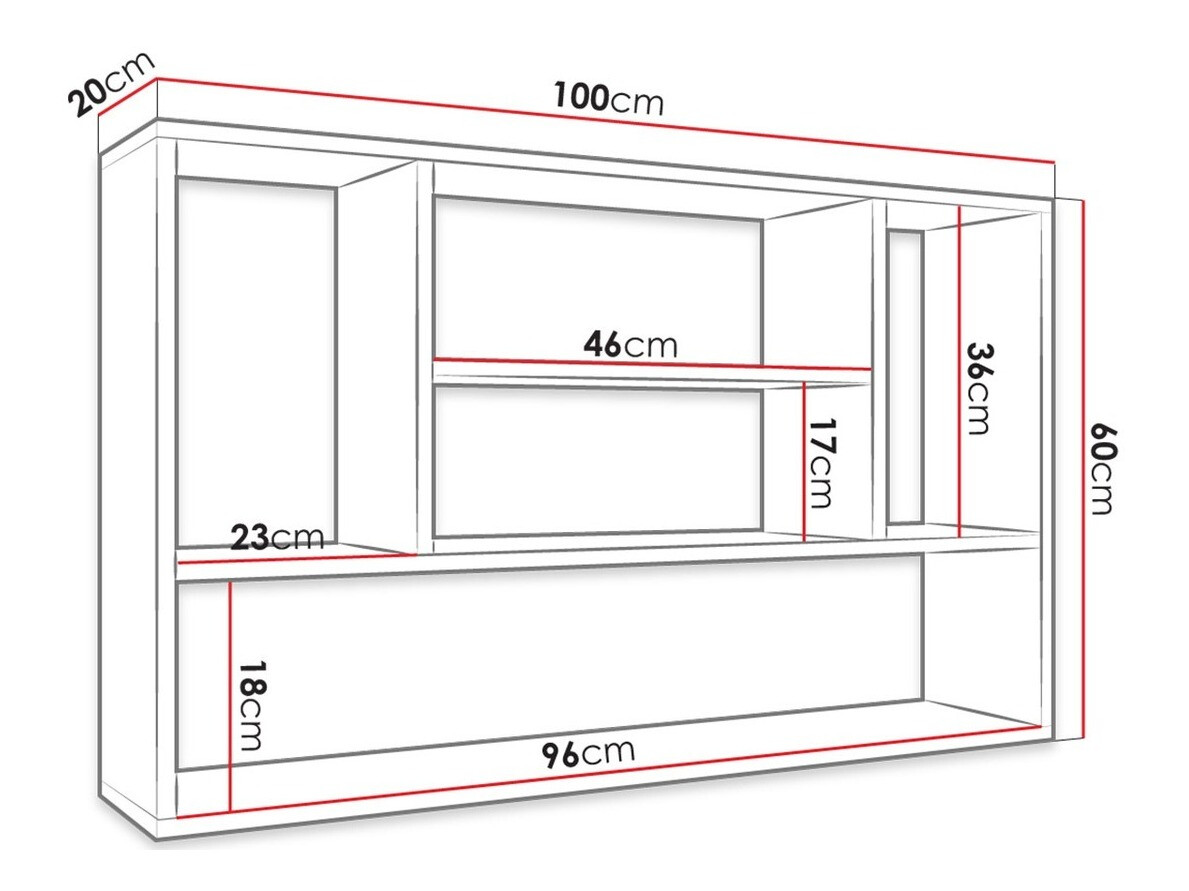Wandregal Comfivo Capra