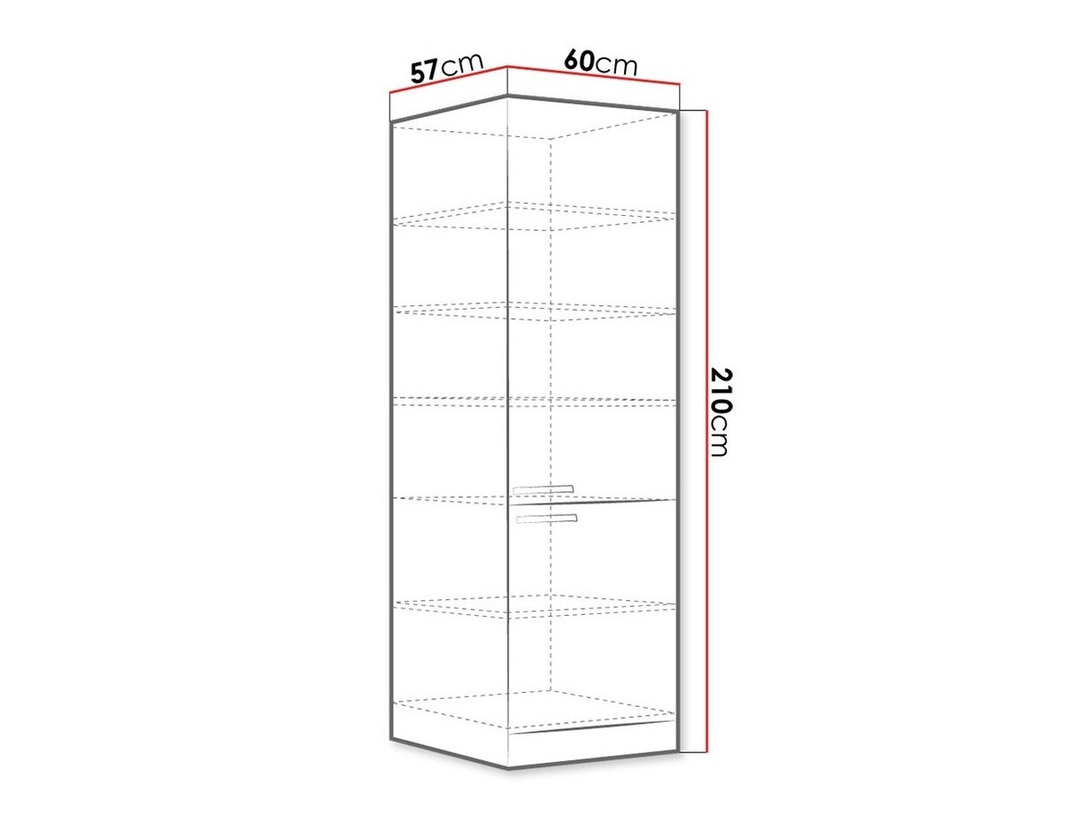 Modularer Schrank mit Türen Multi White 115