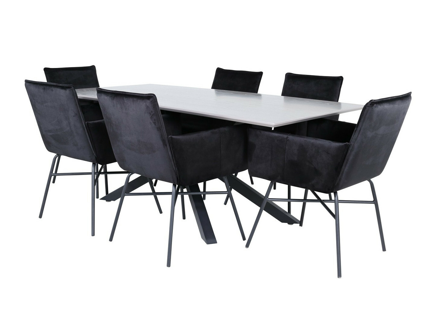 Essgruppe Dallas 2701 (Schwarz)