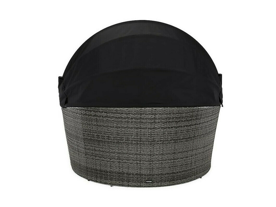 Gartenmöbel-Set Comfort Garden 1436 (Grau + Schwarz)