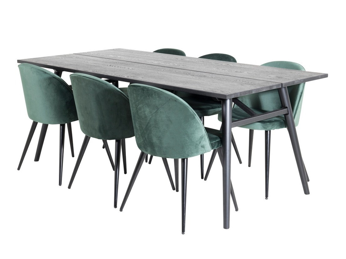 Essgruppe Dallas 1676 (Grün + Schwarz)