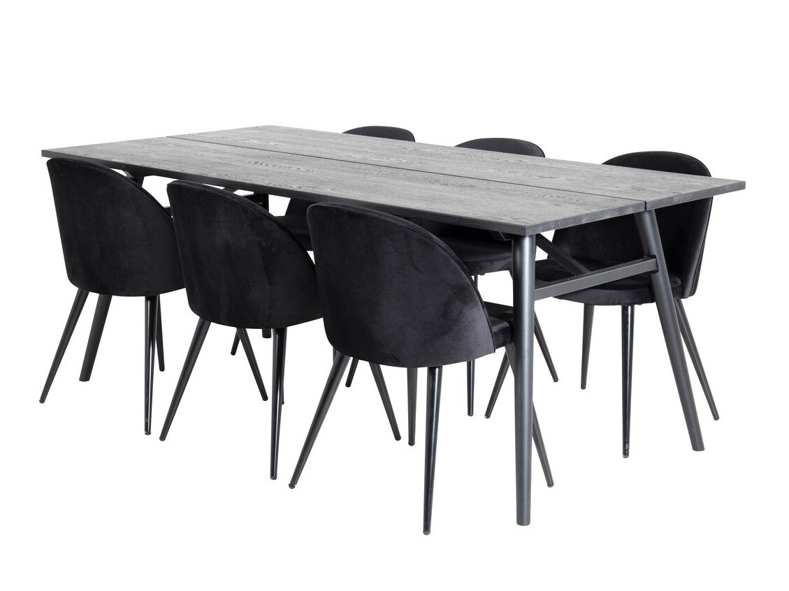 Essgruppe Dallas 1676 (Schwarz)