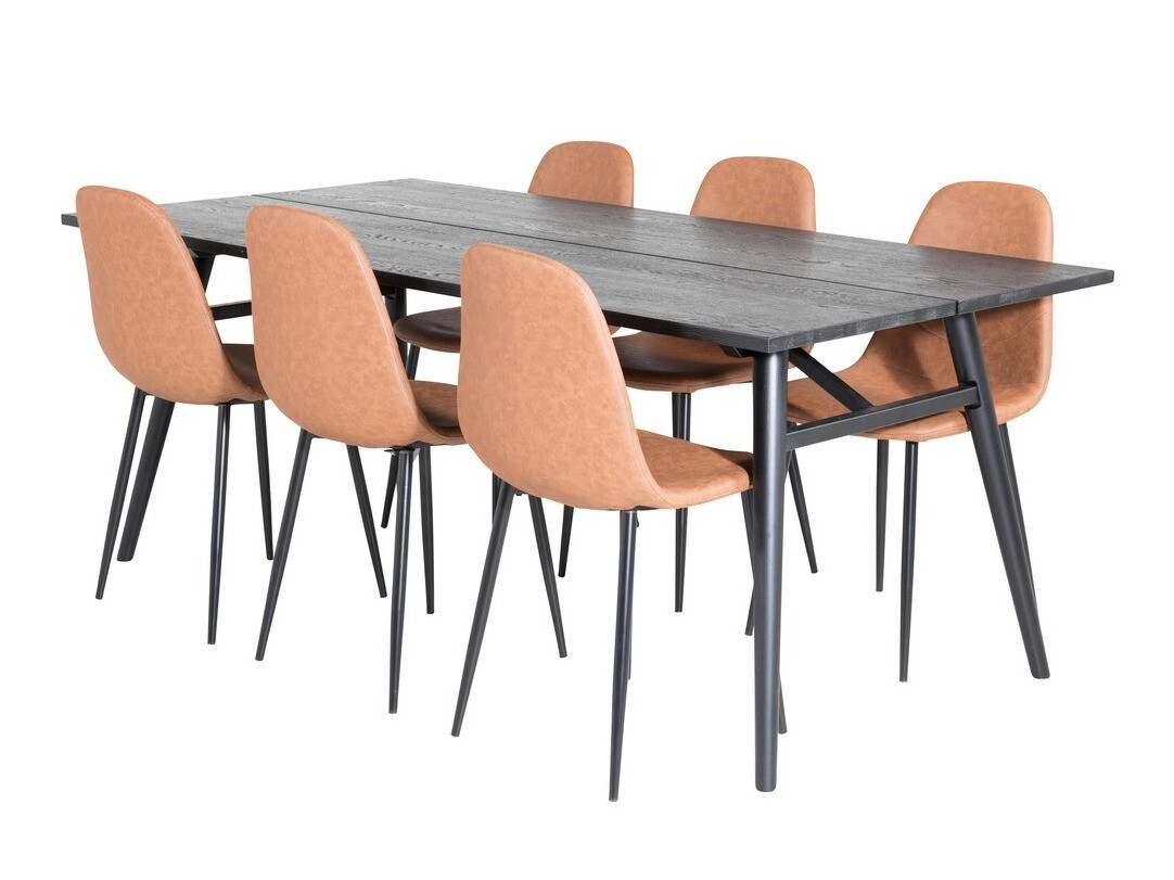 Essgruppe Dallas 1681 (Braun + Schwarz)