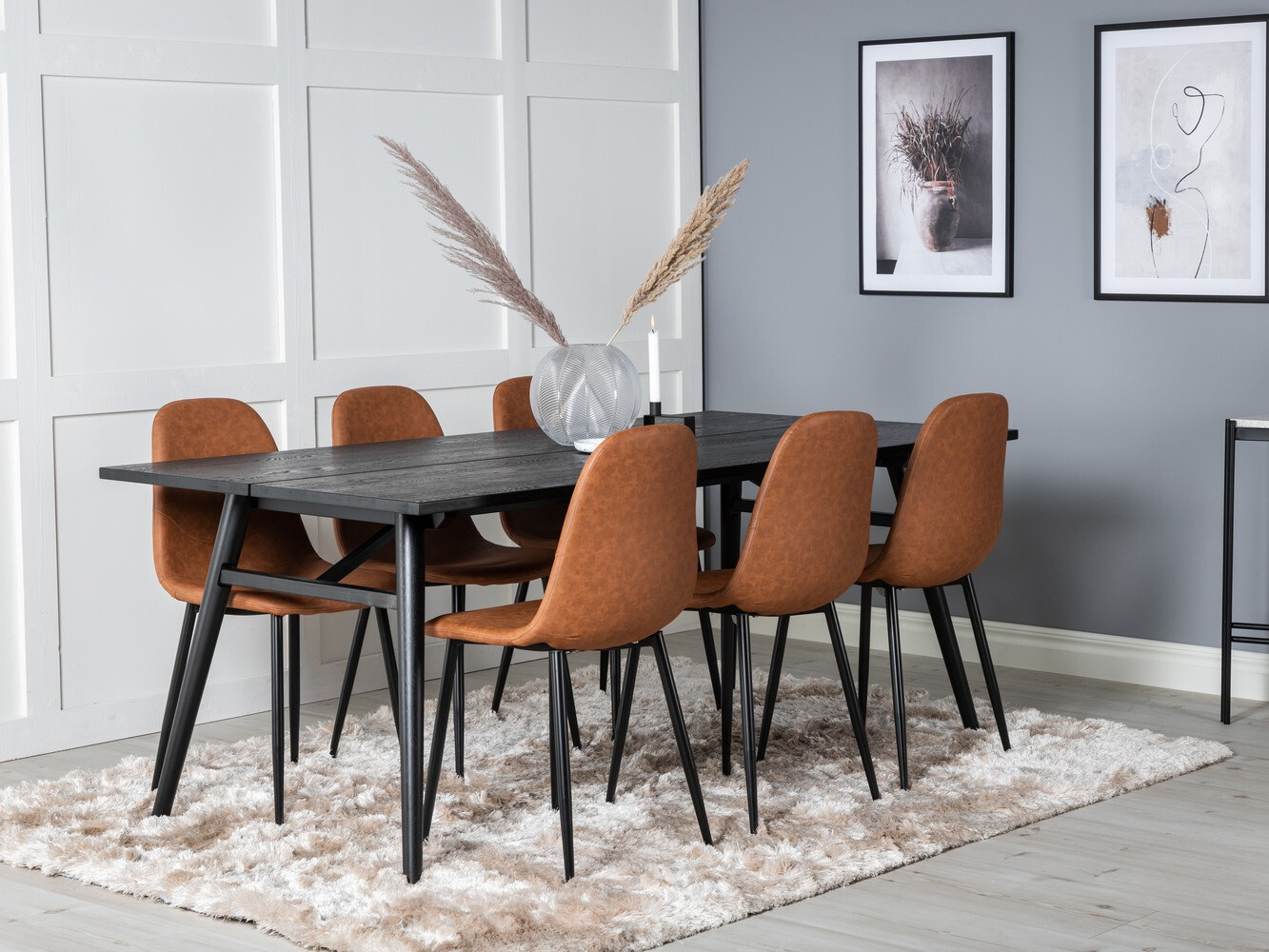 Essgruppe Dallas 1681 (Braun + Schwarz)