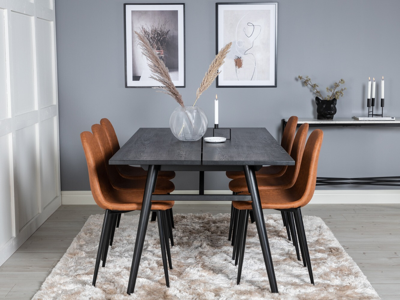 Essgruppe Dallas 1681 (Braun + Schwarz)