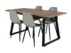 Essgruppe Dallas 329 (Grau + Schwarz)