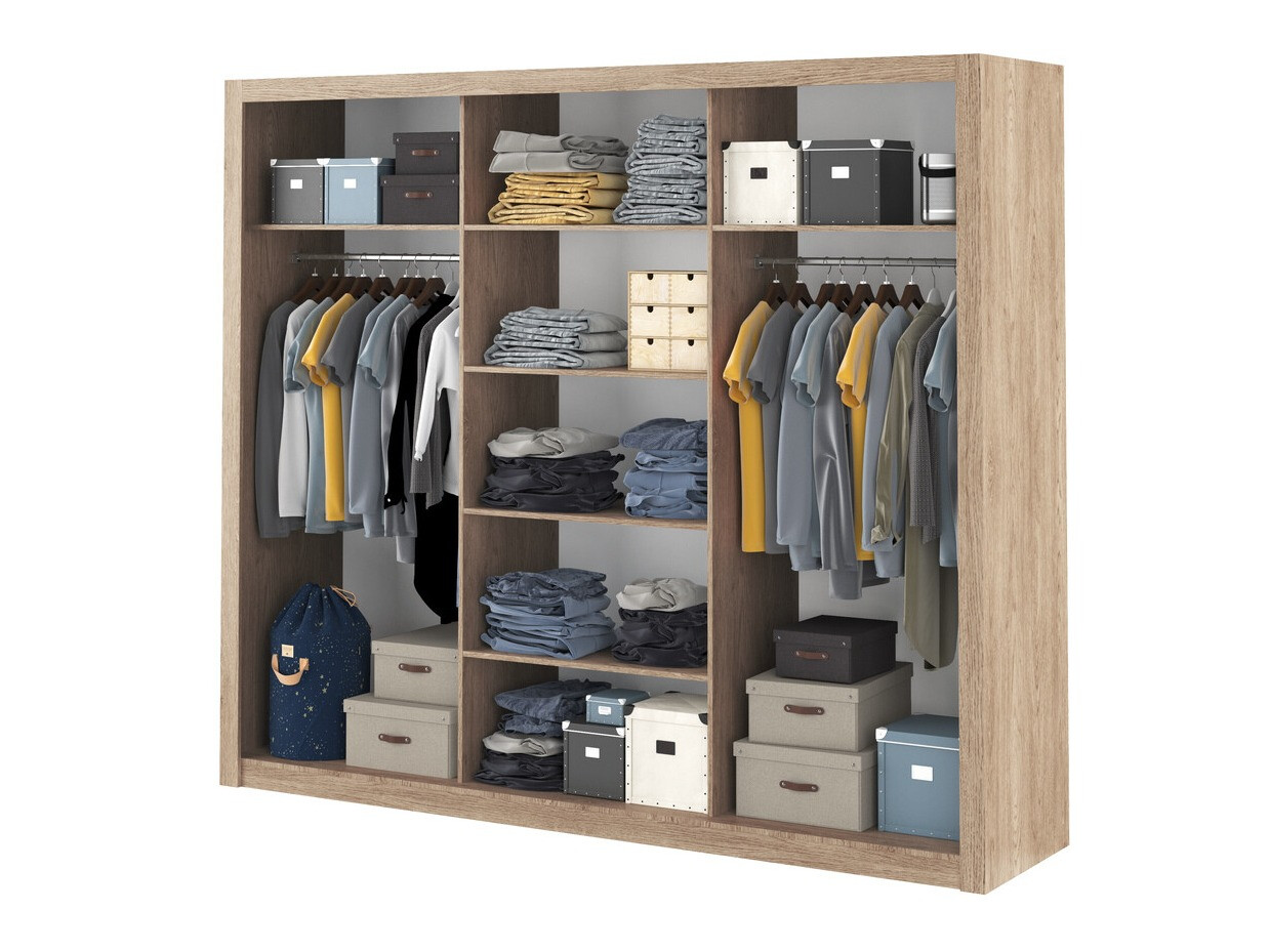 Kleiderschrank Cirdelu 101 (Eiche)