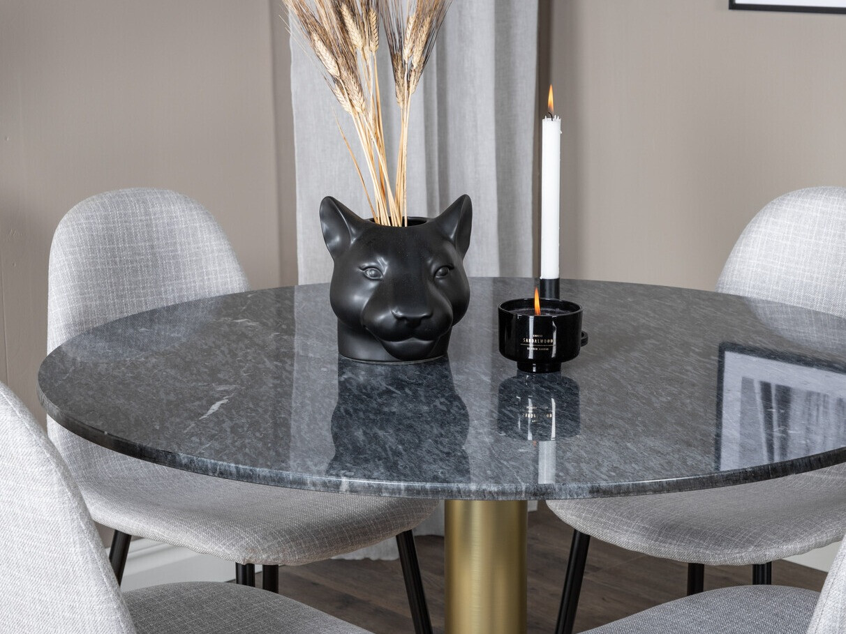 Essgruppe Dallas 1215 (Grau + Schwarz)