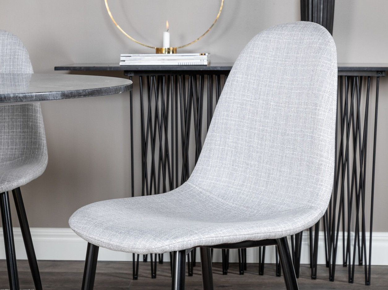 Essgruppe Dallas 1215 (Grau + Schwarz)