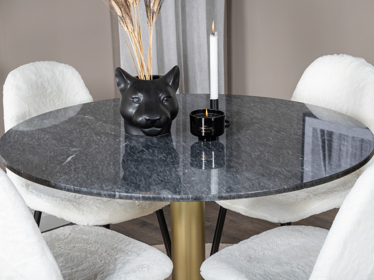 Essgruppe Dallas 1215 (Weiss + Schwarz)