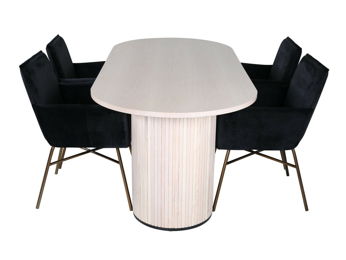 Essgruppe Dallas 2751 (Schwarz + Kupfer)