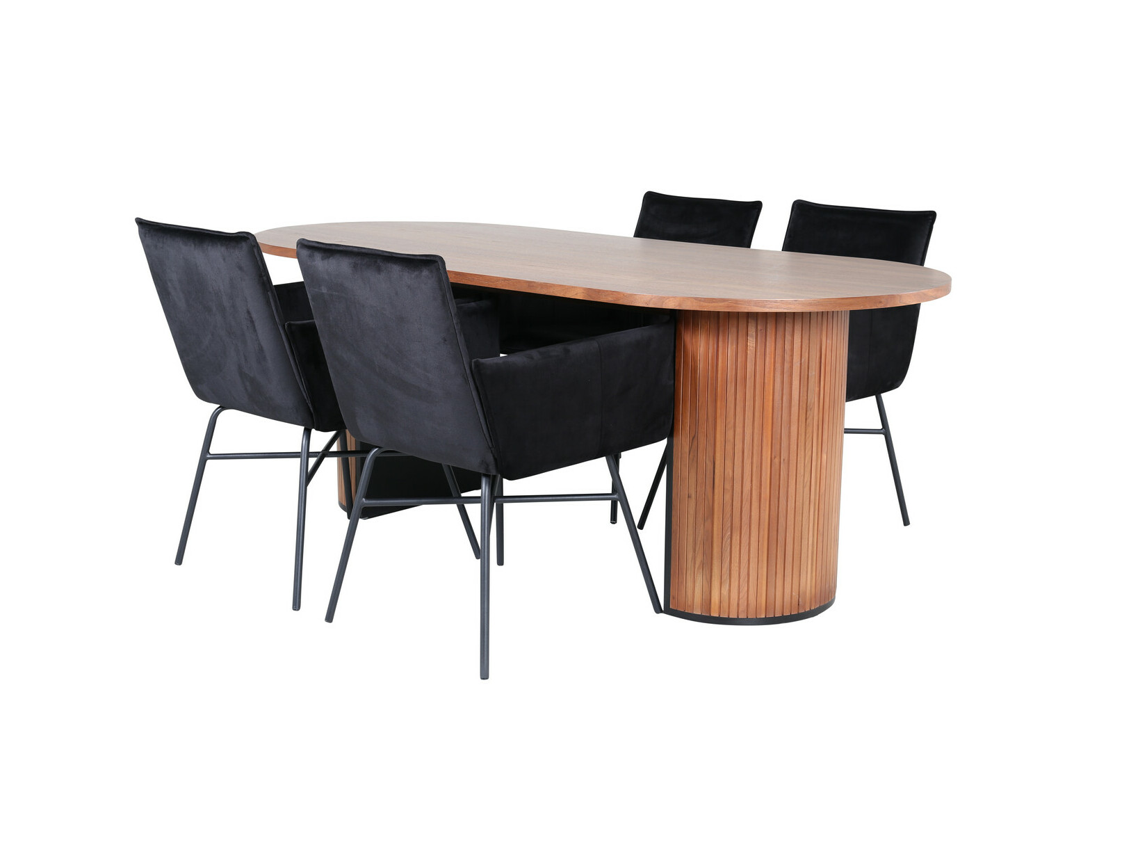 Essgruppe Dallas 2757 (Schwarz)