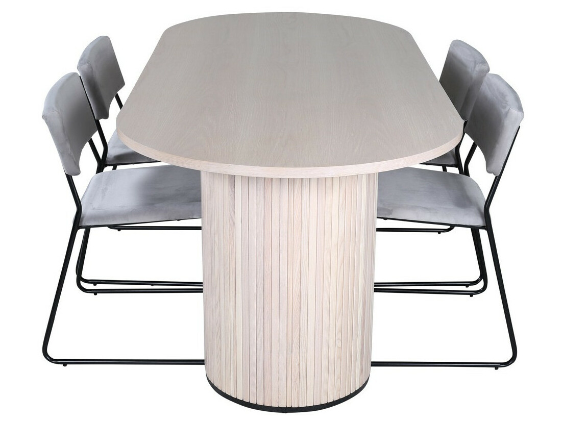 Essgruppe Dallas 2759 (Grau + Schwarz)