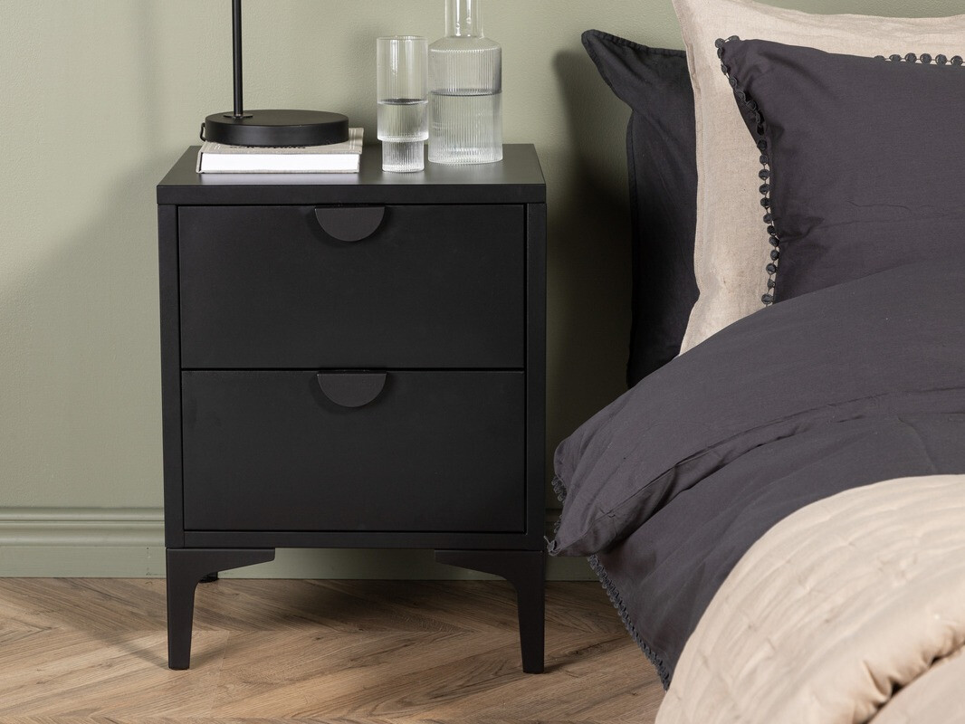 Nachttisch Romcamu 101 (Schwarz)