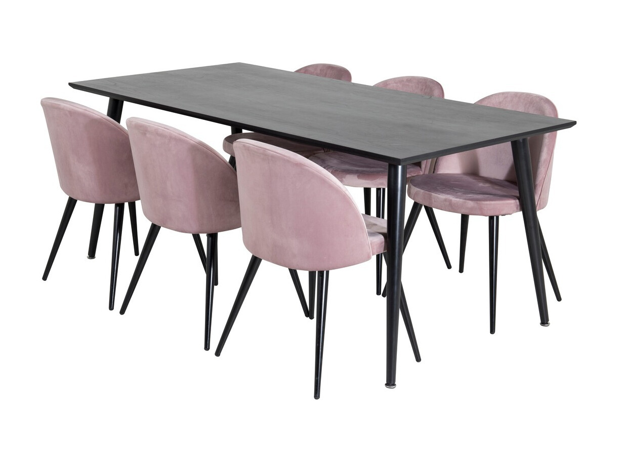 Essgruppe Dallas 1335 (Rosa + Schwarz)