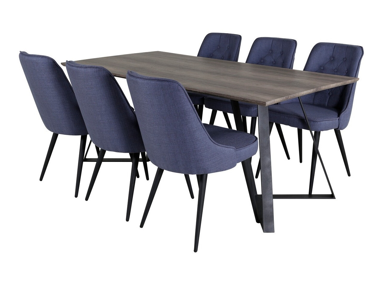 Essgruppe Dallas 1347 (Blau + Schwarz)