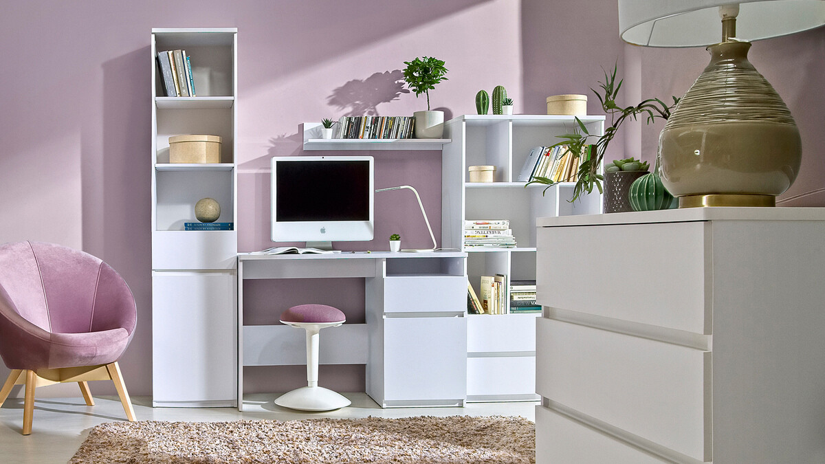 Kommode Evaropha 104 (Weiss)