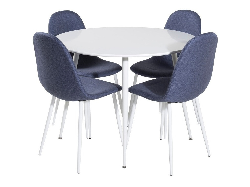 Essgruppe Dallas 1540 (Blau + Weiss)