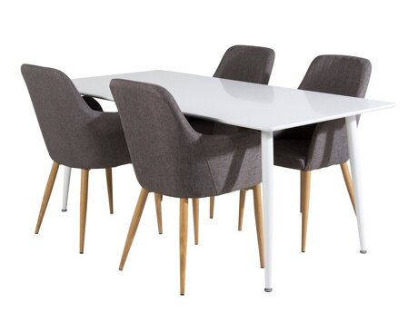 Essgruppe Dallas 1623 (Dunkelgrau + Braun)
