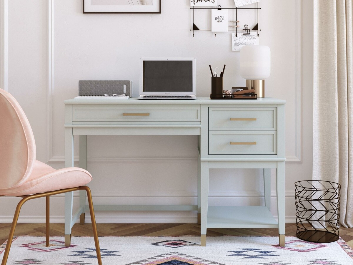 Bürotisch CosmoLiving by Cosmopolitan Belromu 102 (Hellgrün)