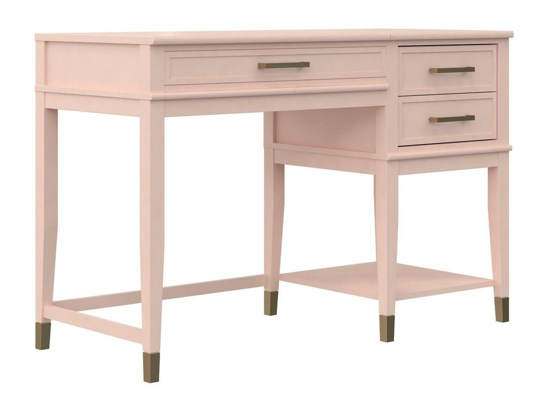 Bürotisch CosmoLiving by Cosmopolitan Belromu 102 (Hellrosa)