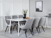 Essgruppe Dallas 1625 (Grau + Schwarz)