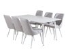 Essgruppe Dallas 1625 (Hellgrau + Weiss)