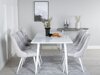 Essgruppe Dallas 1625 (Hellgrau + Weiss)