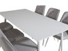 Essgruppe Dallas 1625 (Hellgrau + Weiss)