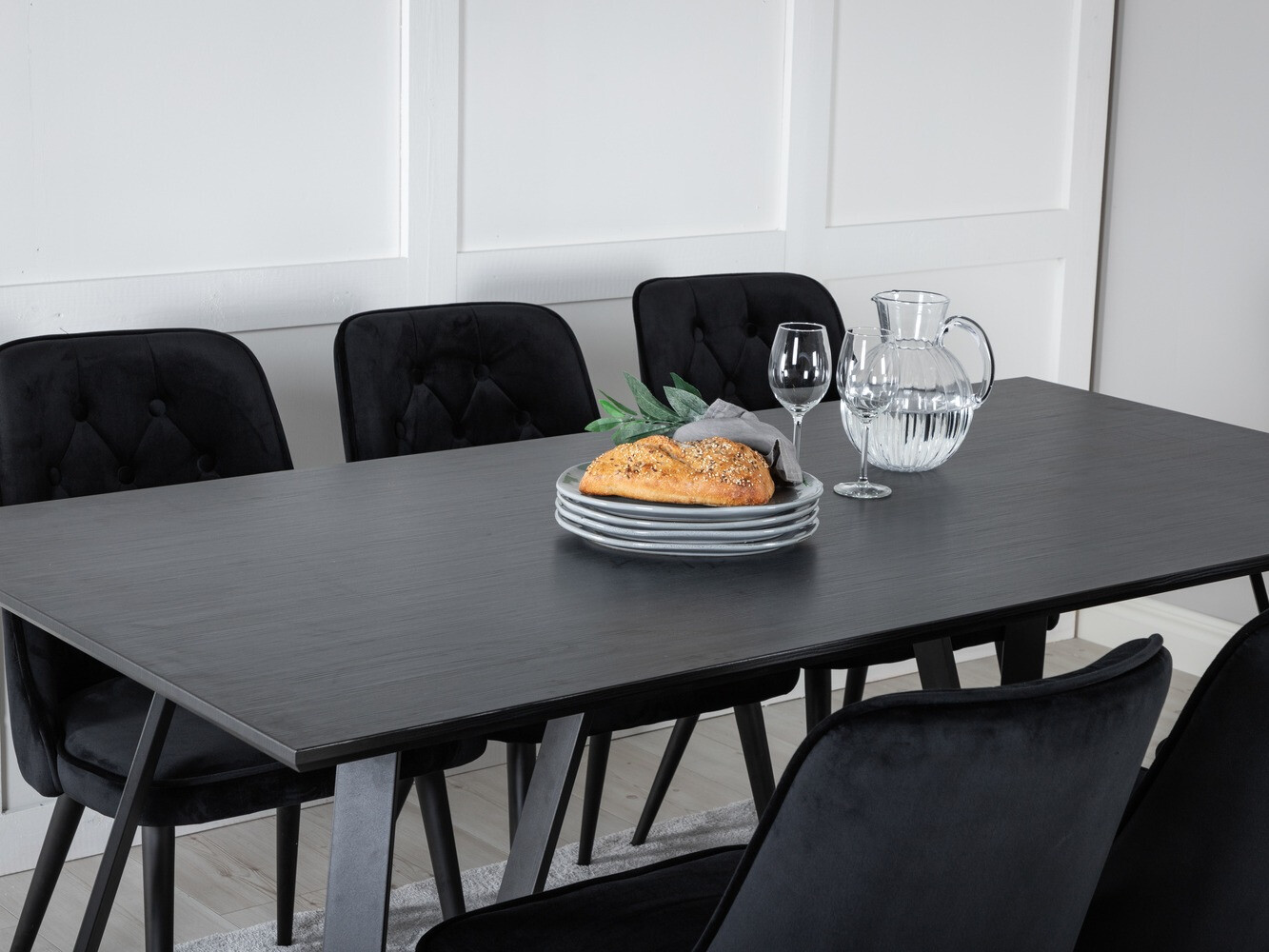 Essgruppe Dallas 1628 (Schwarz)