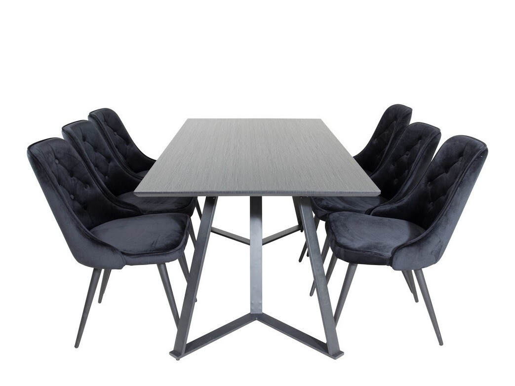 Essgruppe Dallas 1628 (Schwarz)