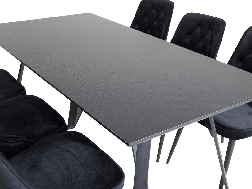 Essgruppe Dallas 1628 (Schwarz)