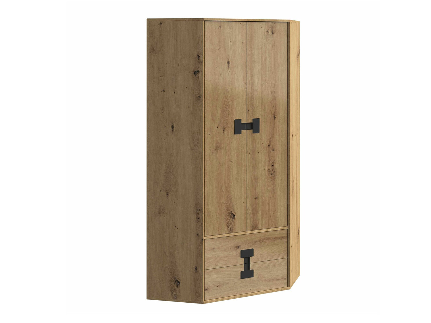 Eckkleiderschrank Florevi 114 (Artisan-Eiche)