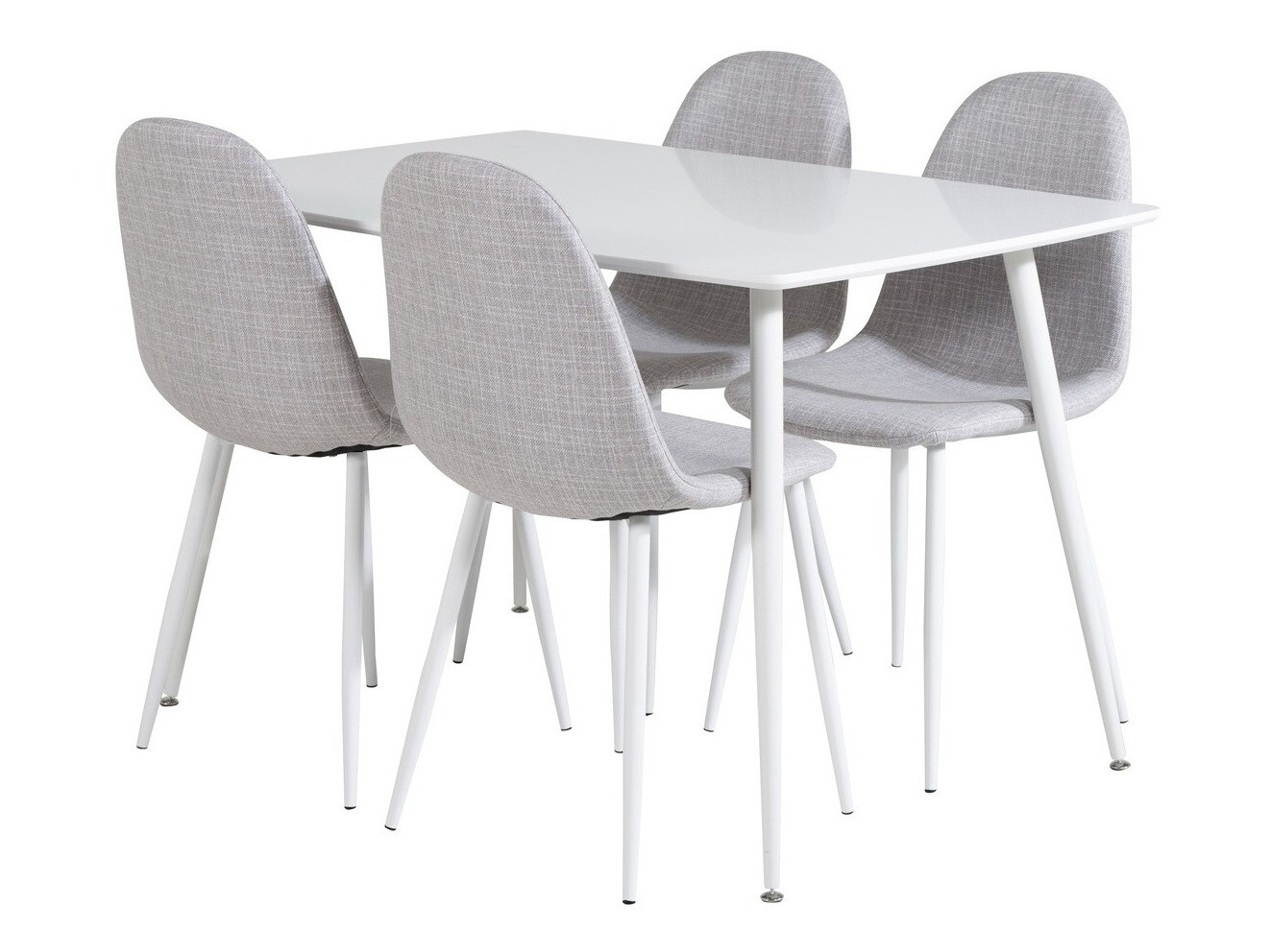 Essgruppe Dallas 2040 (Weiss + Hellgrau)