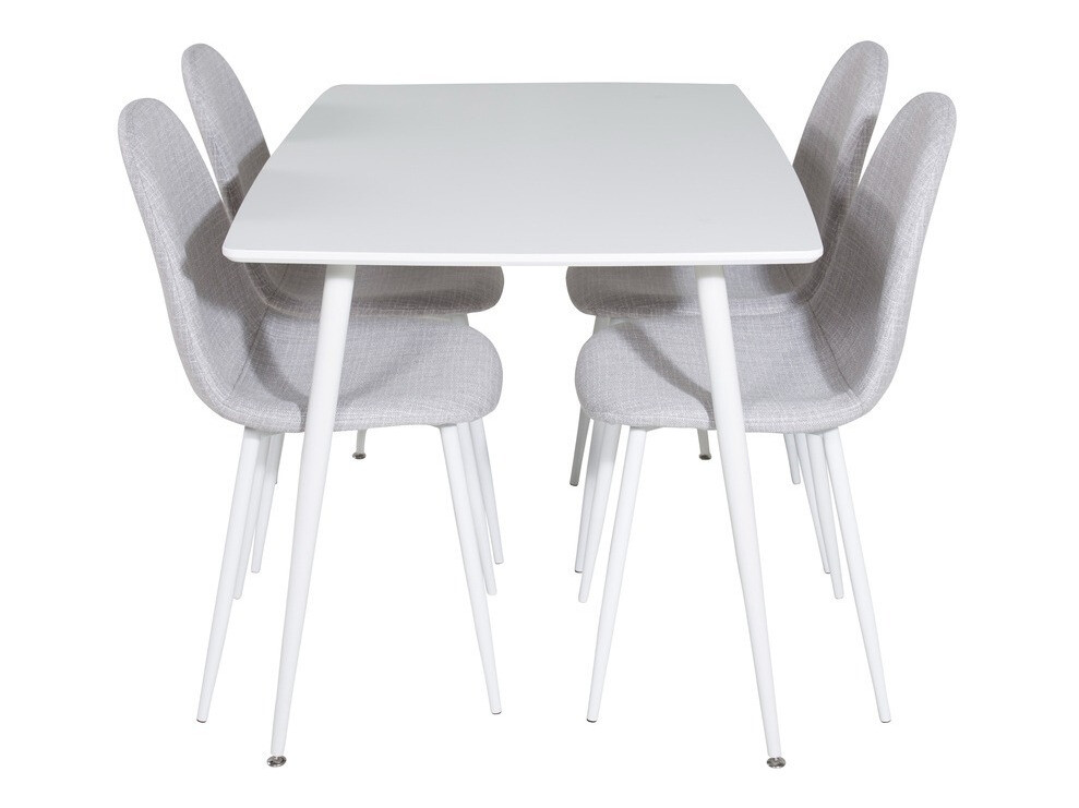 Essgruppe Dallas 2040 (Weiss + Hellgrau)
