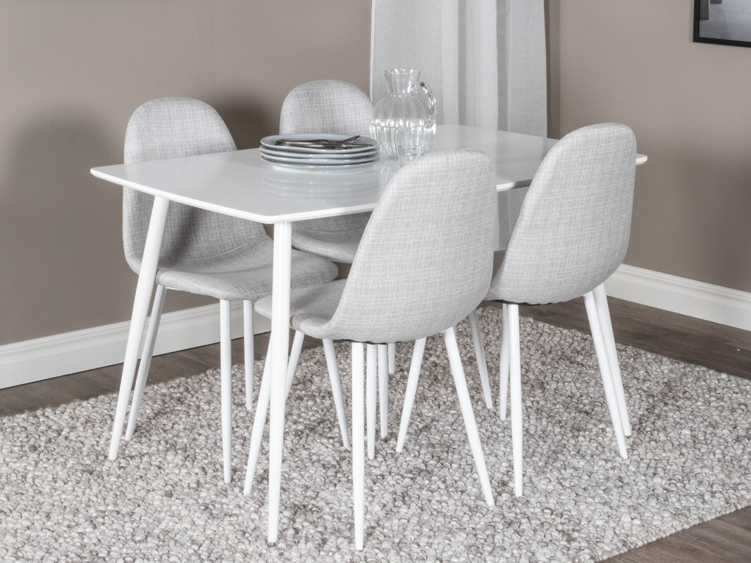 Essgruppe Dallas 2040 (Weiss + Hellgrau)
