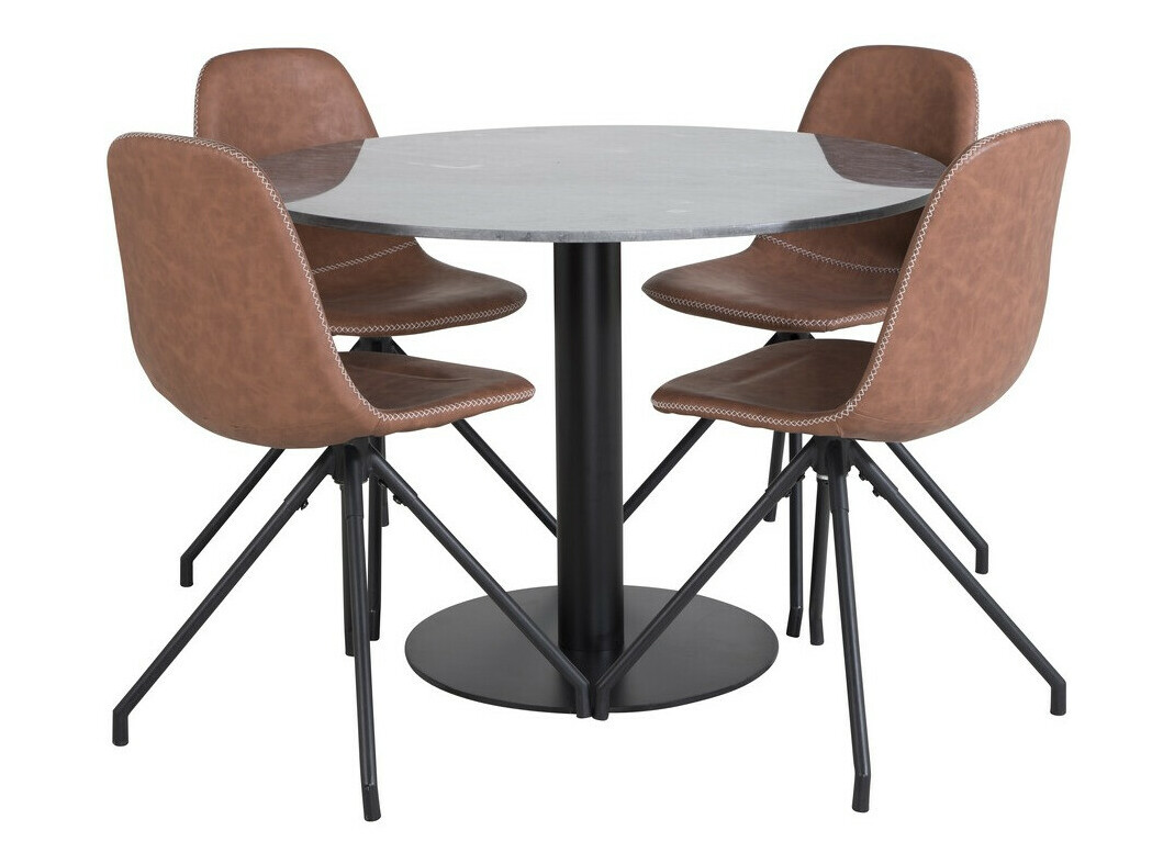 Essgruppe Dallas 2629 (Braun + Schwarz)