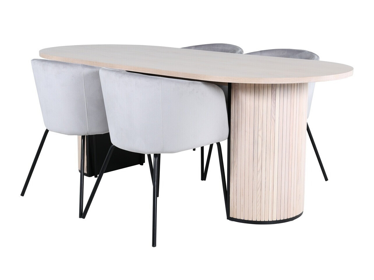Essgruppe Dallas 2767 (Grau + Schwarz)