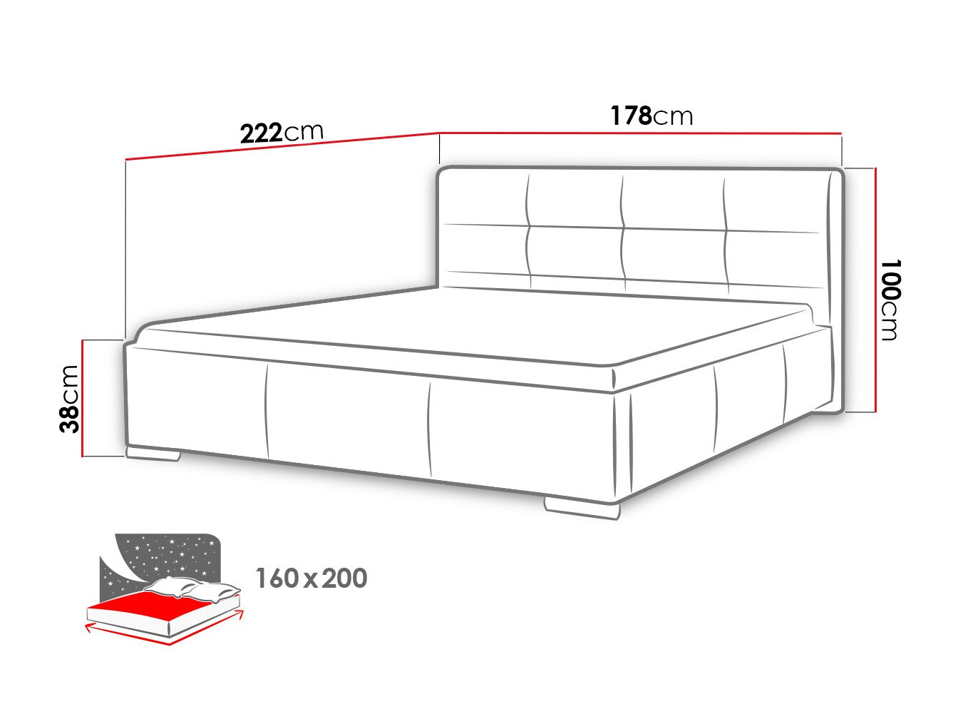 Bett Imber (Soft 033)