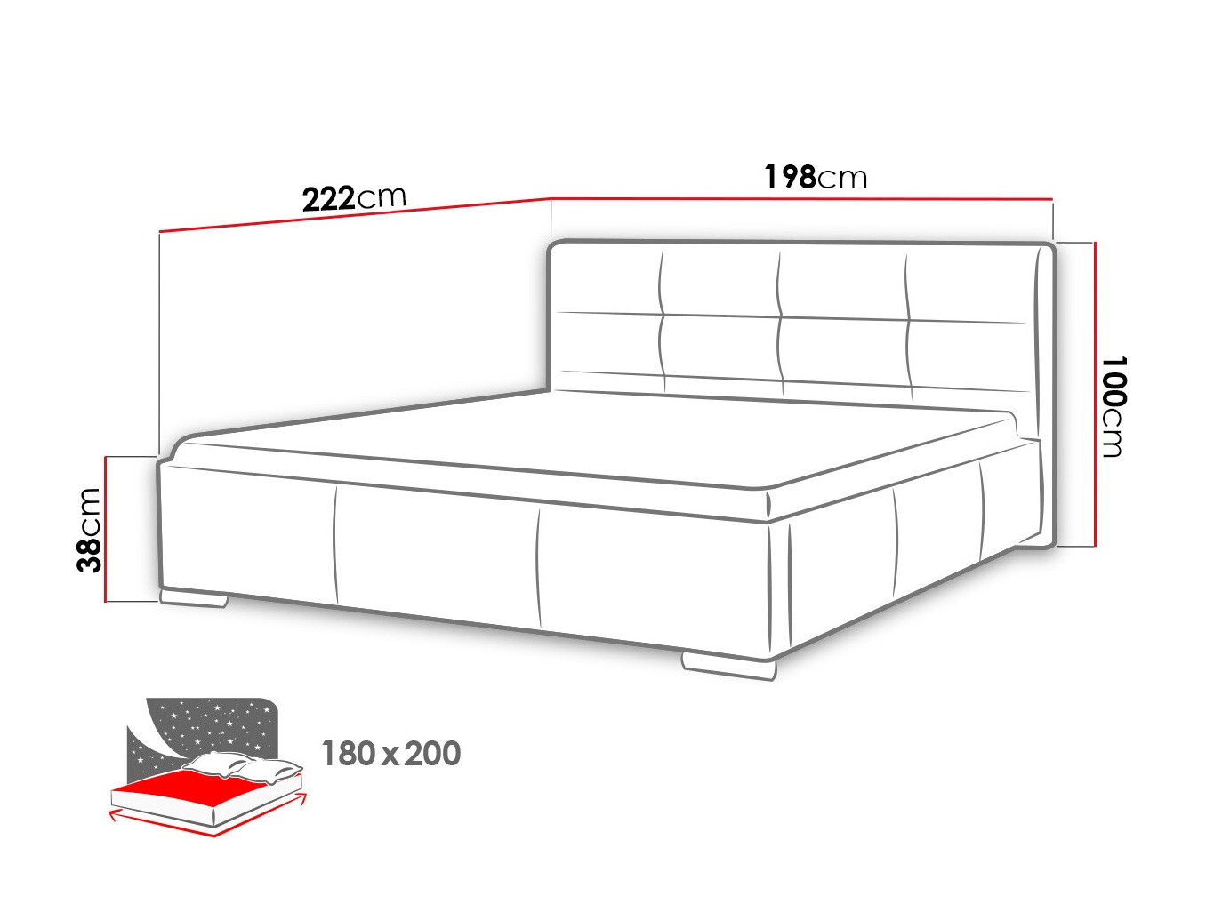 Bett Imber (Soft 033)