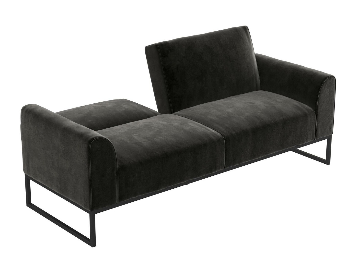 Schlafsofa Tulsa 709 (Schwarz)