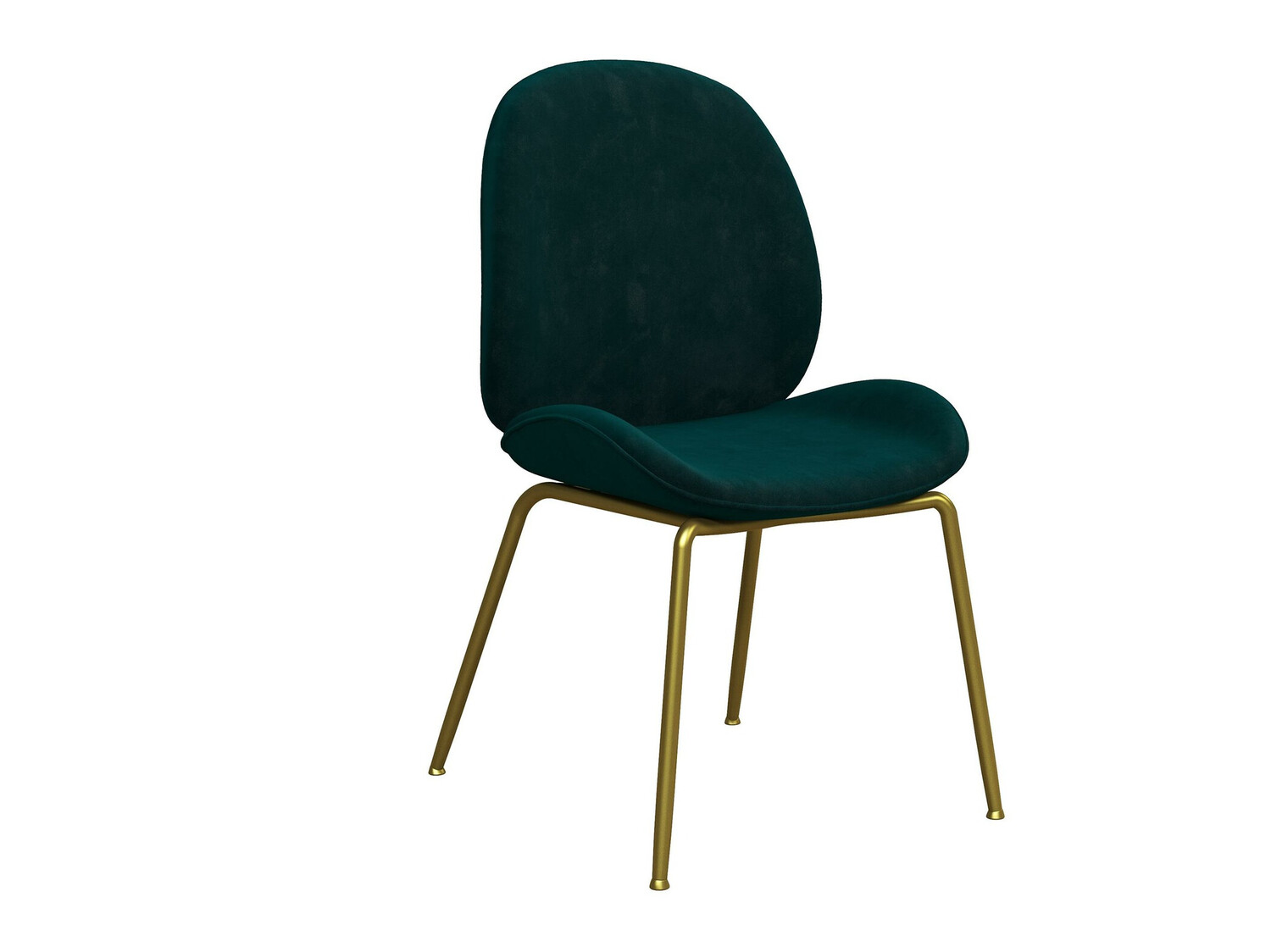 Stuhl Tulsa 717 (Grün + Messing)