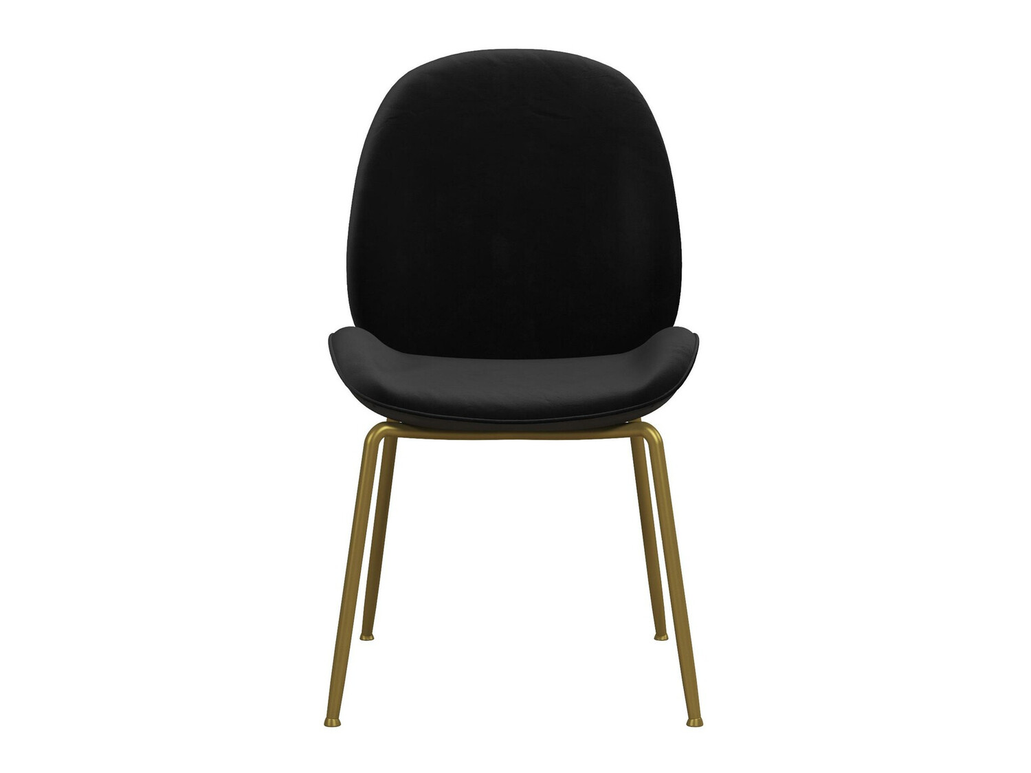 Stuhl Tulsa 717 (Schwarz + Messing)