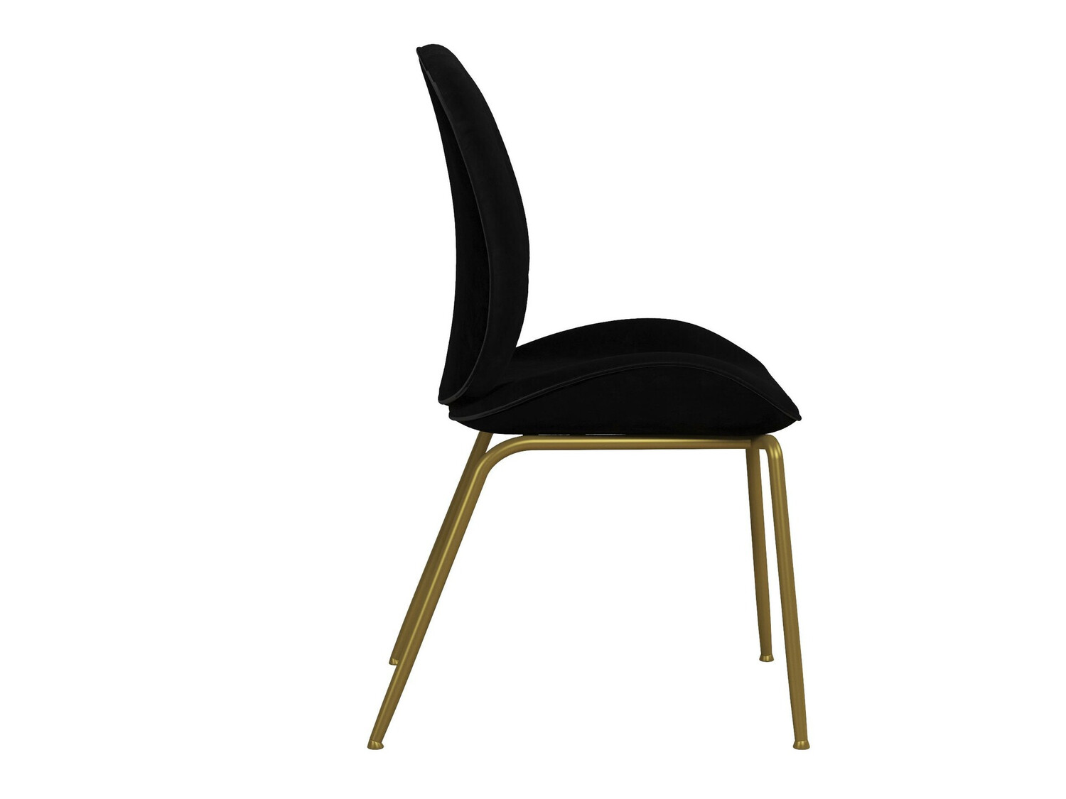 Stuhl Tulsa 717 (Schwarz + Messing)