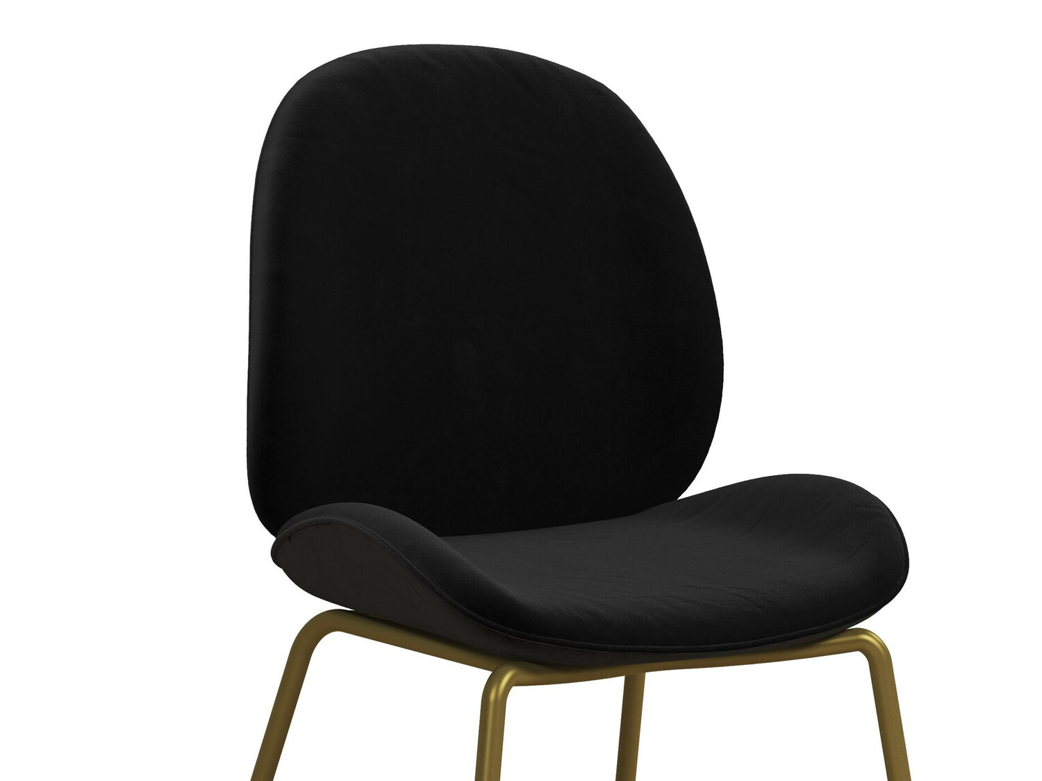 Stuhl Tulsa 717 (Schwarz + Messing)